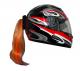 Multi Colored Motorcycle Helmet Ponytail
