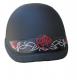 Red Rose Rhinestone Helmet Patch