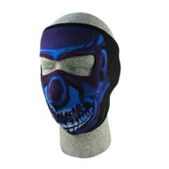 Neoprene Blue Skull Mask