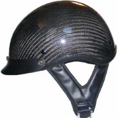 DOT CARBON LOOK SHORTY MOTORCYCLE HELMET