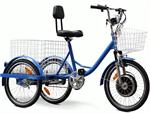 EW-88-LA Electric Trike Blue