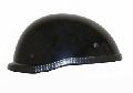 Gloss Black USA Novelty Motorcycle Helmet