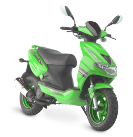 Nemesis 49cc Two Stroke Motor Scooter