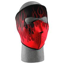 Face Mask - Red Flames Neoprene