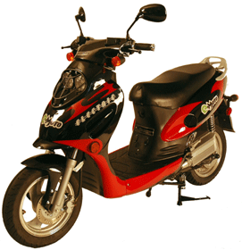 e-moto 2000 Watt Volt Electric Moped Scooter