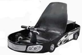 2012 ScooterX - 500 watt E Power Kart, Electric Powered Go Kart