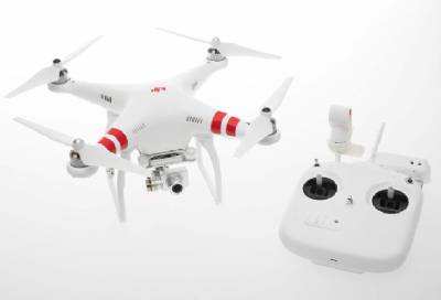 DJI PHANTOM 2 VISION+ QUADCOPTER WITH FPV HD VIDEO CAMERA AND 3-AXIS GIMBAL W/EXTRA BATTERY