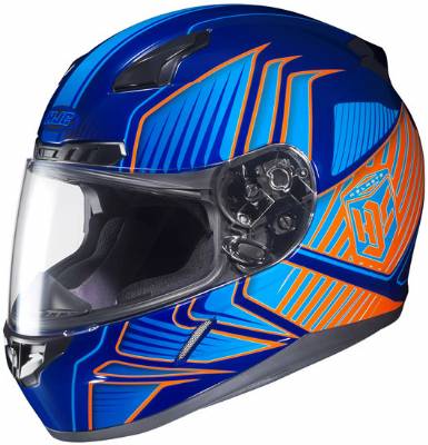 HJC CL-17 Series Redline MC-26 Full Face Motorcycle Helmet