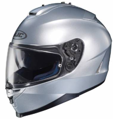 HJC IS-17 Series Silver Full Face Motorcycle Helmet