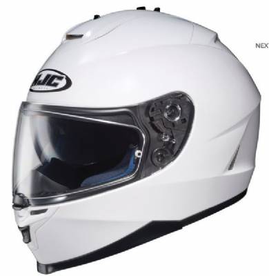 HJC IS-17 White Full Face Motorcycle Helmet