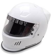 Pro Airflow SA2010 Series Full Face Duckbill White Motorcycle Helmet