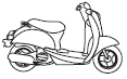 small scooter diagram