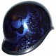 JOCKEY BONE YARD BLUE NOVELTY MOTORCYCLE HELMET