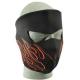 Orange Flame Neoprene Face Mask