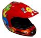 M&M Licensed Red MotoX Motorcycle Helmet - RX20