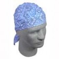 Skull Cap - Blue Paisley Do-Rags