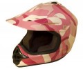 DOT ATV Dirt Bike MX Kids Pink Camo Motorcycle helmet