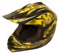 DOT ATV Dirt Bike MX Kids YellowG Motorcycle Helmets