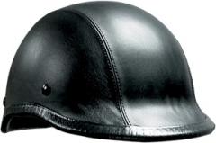 LEATHER POLO NOVELTY MOTORCYCLE HELMET