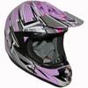 DOT ATV Dirt Bike MX Pink Motorcycle Helmet