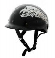 DOT POLO ALIEN MOTORCYCLE HELMET