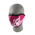 Face Mask - 1/2 Pink Flame Neoprene
