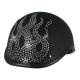 Flame Rhinestone Helmet Patch