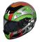Race Full Face Motorcycle Helmets - Green Blade - RACEG