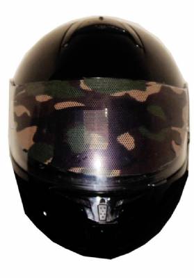 Camo Motorcycle Helmet Visor Sticker