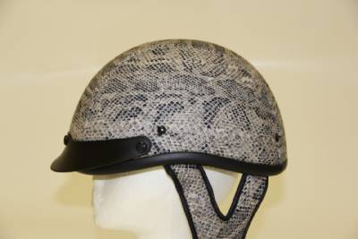 D.O.T Snake Skin Motorcycle Helmet