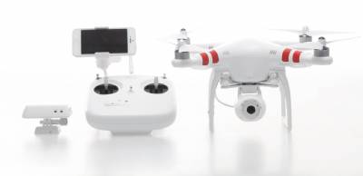 DJI PHANTOM 2 VISION QUADCOPTER WITH INTEGRATED FPV CAMCORDER PLUS FREE BATTERY