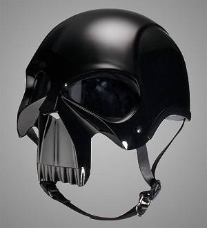 DOT Gloss Skull Motorcycle Helmet