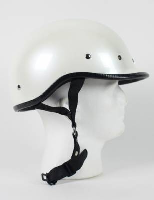 EXW - DOT POLO PEARL WHITE MOTORCYCLE HELMET