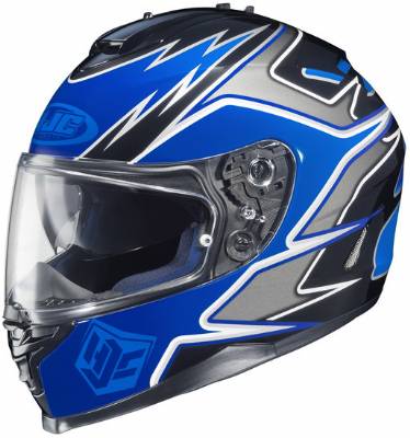 HJC IS-17 Series Intake MC-2 Full Face Motorcycle Helmet