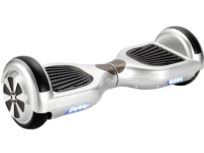 MotoTec Self Balancing Electric Scooter 36v 6in Silver