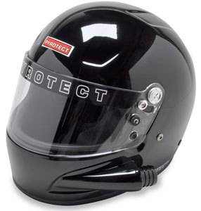 Pro Airflow SA2010 Series Full Face Forced Air Black Motorcycle Helmet