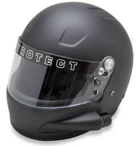 Pro Airflow SA2010 Series Full Face Forced Air Flat Black Motorcycle Helmet