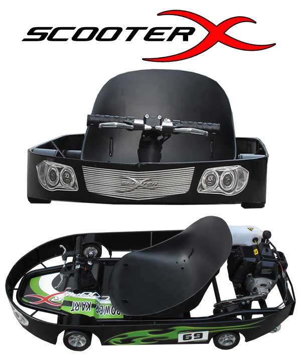 ScooterX 49cc Power Kart Go Kart