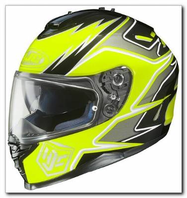 HJC IS-17 Series Intake MC-3 Full Face Motorcycle Helmet