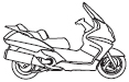 large scooter diagram
