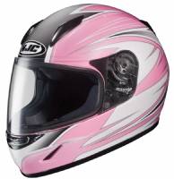 HJC CL-Y Razz Pink and White Helmet MC-8