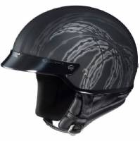 HJC CS-2N DOT RAZOR MC5F HALF SHELL MOTORCYCLE HELMET