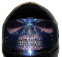 Heavy Metal Motorcycle Helmet Visor Sticker