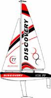 DISCOVERY RC SAILBOAT RTR 2.4G, RED