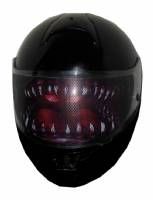 Teeth Motorcycle Helmet Visor Sticker